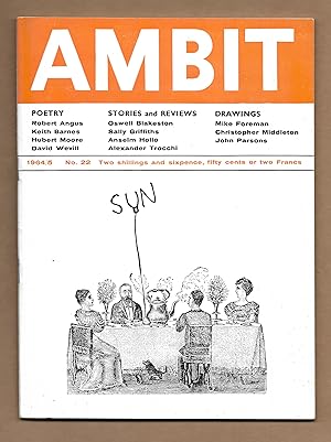 Seller image for Ambit No.22 (Winter 1964/5) for sale by The Bookshop at Beech Cottage
