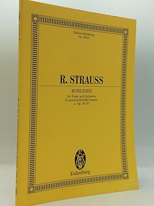Imagen del vendedor de BURLESKE for Piano and Orchestra a la venta por Kubik Fine Books Ltd., ABAA