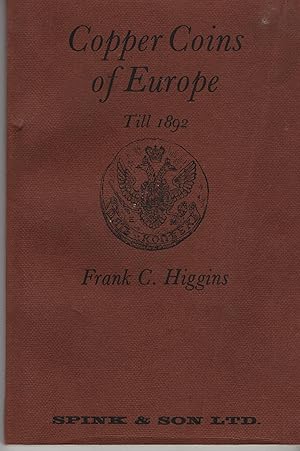 Seller image for Copper Coins of Europe Till 1892 for sale by Cher Bibler