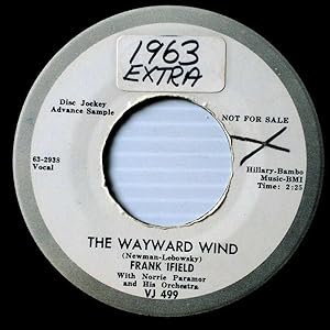 Imagen del vendedor de The Wayward Wind / I'm Smiling Now [7" 45 rpm Promo] a la venta por Kayleighbug Books, IOBA