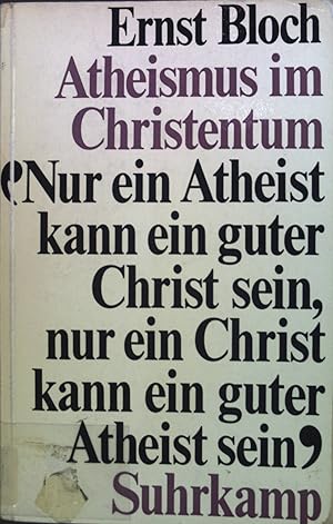 Imagen del vendedor de Atheismus im Christentum. Zur Religion des Exodus und des Reichs. a la venta por books4less (Versandantiquariat Petra Gros GmbH & Co. KG)