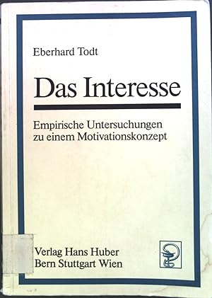Immagine del venditore per Das Interesse : empir. Untersuchungen zu e. Motivationskonzept. venduto da books4less (Versandantiquariat Petra Gros GmbH & Co. KG)