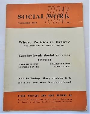 Image du vendeur pour Social Work Today (Volume Vol. VI Number No. 2) (November 1938) (Magazine) mis en vente par Bloomsbury Books