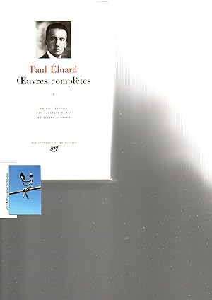 Oeuvres complètes. Tome I. [Leder]. Edition etablie par Marcelle Dumas et Lucien Scheler. Bibliot...
