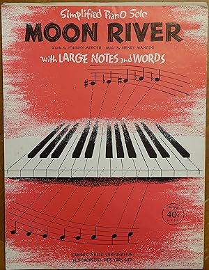 Image du vendeur pour Moon River (Simplified Piano Solo) mis en vente par Faith In Print