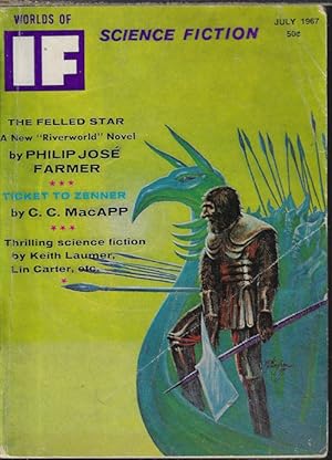 Imagen del vendedor de IF Worlds of Science Fiction: July 1967 ("Spaceman") a la venta por Books from the Crypt