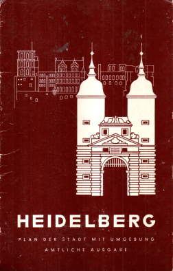 Heidelberg. Plan der Stadt und Umgebung. Amtliche Ausgabe