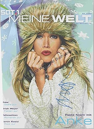 Bild des Verkufers fr Original Autogramm Anke Engelke /// Autogramm Autograph signiert signed signee zum Verkauf von Antiquariat im Kaiserviertel | Wimbauer Buchversand