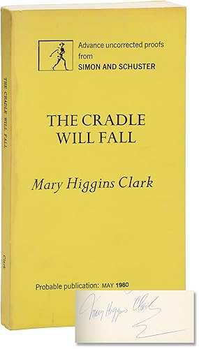 Bild des Verkufers fr The Cradle Will Fall (Advance Uncorrected Proof, inscribed by the author) zum Verkauf von Royal Books, Inc., ABAA