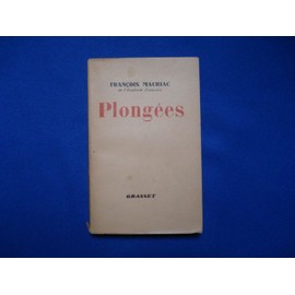 Image du vendeur pour Plonges Mauriac 2023-553 Grasset Be 1938 mis en vente par Des livres et nous