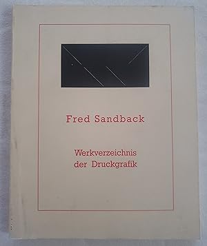 Seller image for Fred Sandback: Werkverzeichnis der Druckgraphik for sale by Almond & Company