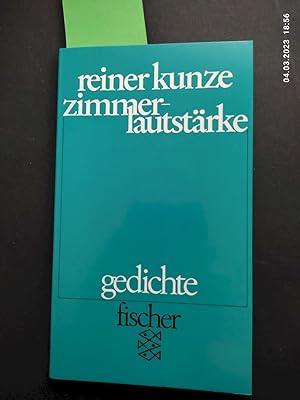 Immagine del venditore per Zimmerlautstrke : Gedichte. Fischer ; 1934 venduto da Antiquariat-Fischer - Preise inkl. MWST