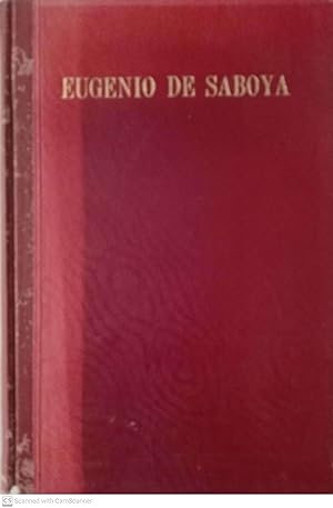 Bild des Verkufers fr Eugenio de Saboya zum Verkauf von Llibres Capra