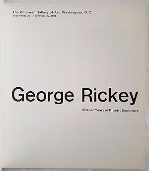 Seller image for George Rickey for sale by Almond & Company