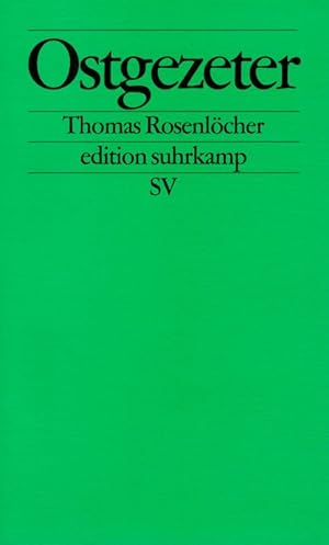 Seller image for Ostgezeter Beitrge zur Schimpfkultur Edition Suhrkamp 2023 for sale by Flgel & Sohn GmbH