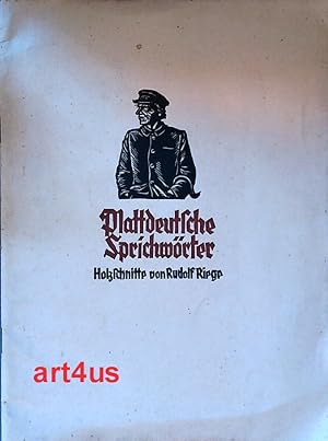 Image du vendeur pour Plattdeutsche Sprichwrter in Holzschnitten. mis en vente par art4us - Antiquariat