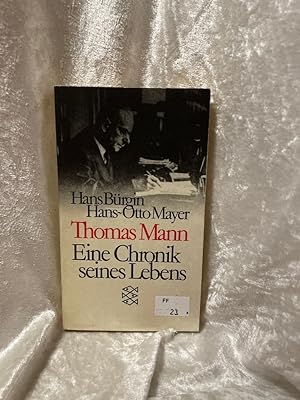 Imagen del vendedor de Thomas Mann eine Chronik seines Lebens a la venta por Antiquariat Jochen Mohr -Books and Mohr-