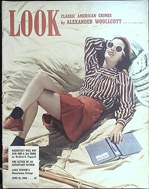 Seller image for Look Magazine June 18, 1940 Lana Turner, Chic Young, Joe DiMaggio for sale by AcornBooksNH