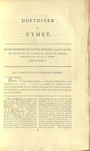 The Myvyrian Archaiology of Wales, Collected out of Ancient Manuscripts