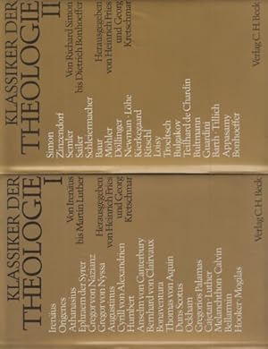 Image du vendeur pour Klassiker der Theologie. 2 Bnde. Bd. 1. Von Irenus bis Martin Luther. (ISBN: 3406083587) Bd. 2. Von Richard Simon bis Dietrich Bonhoeffer (ISBN: 3406083595). mis en vente par Fundus-Online GbR Borkert Schwarz Zerfa