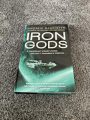 Imagen del vendedor de IRON GODS: SIGNED & DATED UK FIRST EDITION HARDCOVER a la venta por Books for Collectors