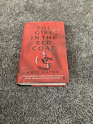 Seller image for THE GIRL IN THE RED COAT: SIGNED LINED DATED UK FIRST EDITION HARDCOVER for sale by Books for Collectors