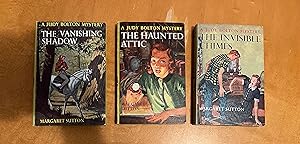 Judy Bolton Lot Pictorial HC - Invisible Chimes, The Haunted Attic, The Vanishing Shadow