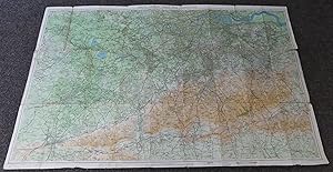 Bartholomew's One Inch Map of South London Roads and Countryside (late 1930's)