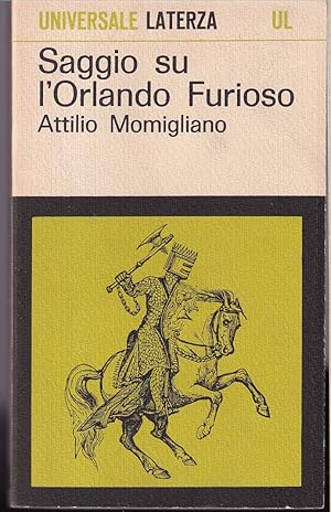 Imagen del vendedor de Saggio su l'Orlando Furioso a la venta por Libreria Tara
