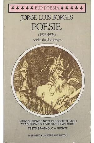 Image du vendeur pour Poesie (1923-1976) scelte da J. L. Borges Testo spagnolo a fronte mis en vente par Libreria Tara