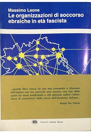 Seller image for Le organizzazioni di soccorso ebraiche in et fascista (1918-1945) for sale by Libreria Tara
