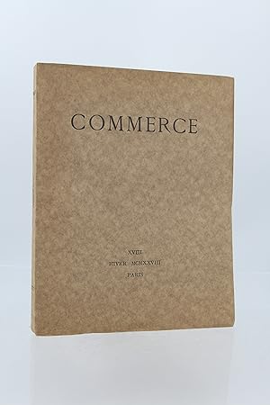 Commerce - Cahier XVIII d l'hiver 1928