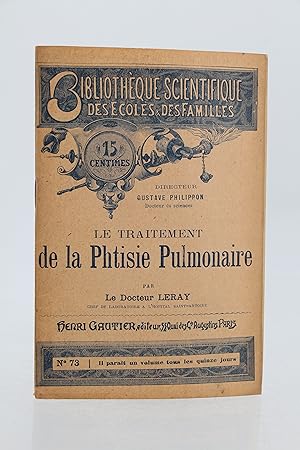 De la phtisie pulmonaire