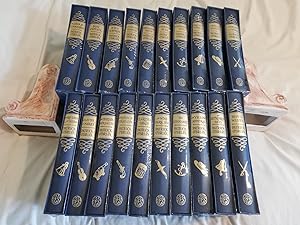 Bild des Verkufers fr Complete Set of 20 Folio Society Aubrey-Maturin volumes: pristine in slip cases with original shrink wrap plastic covers: Master and Commander, Post Captain, HMS Surprise, The Mauritius Command, Desolation Island, The Fortune of War, The Surgeon's Mate, The Ionian Mission, Treason's Harbour, The Far Side of the World, The Reverse of the Medal, The Letter of Marque, The Thirteen-Gun Salute, The Nutmeg of Consolation, Clarissa Oakes, The Wine-Dark Sea, The Commodore, The Yellow Admiral, The Hundred Days, Blue at the Mizzen zum Verkauf von M&B Books