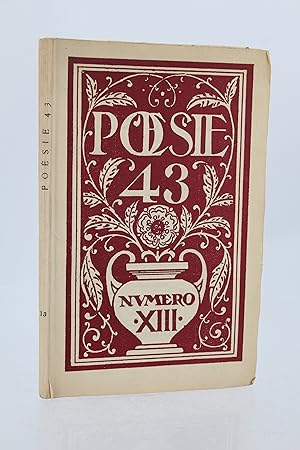 Image du vendeur pour Posie 43 NXIII mis en vente par Librairie Le Feu Follet