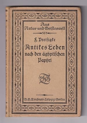 Antikes Leben nach den ägyptischen Papyri