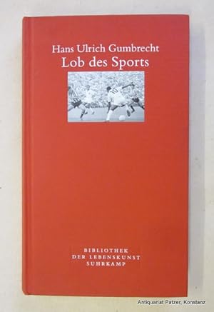 Bild des Verkufers fr Lob des Sports. Aus dem Amerikanischen von Georg Deggerich. Frankfurt, Suhrkamp, 2005. 174 S., 1 Bl. Or.-Pp. mit Deckelbild. (ISBN 3518416898). (Bibliothek der Lebenskunst). - Bleistiftunterstreichungen u. Anmerkungen. zum Verkauf von Jrgen Patzer