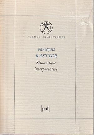 Imagen del vendedor de Smantique interprtative, a la venta por L'Odeur du Book