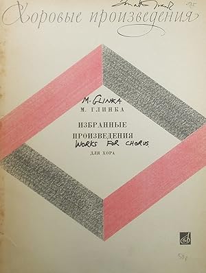 Selected Works for Chorus (7 Pieces), Vocal Score