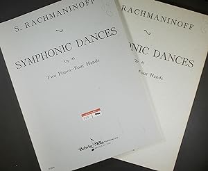 Symphonic Dances, Op.45, for Two Pianos, Four Hands, 2 Copies of the Piano Score