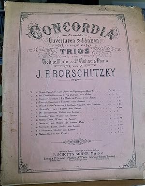 Seller image for Die Troubadours waltz, arranged for trio of violin, flute and piano for sale by Boscolla Books