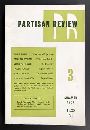 Imagen del vendedor de Partisan Review, Volume 34, Number 3 (XXXIV; Summer 1967) - includes an advance chapter from Portnoy's Complaint by Philip Roth a la venta por Philip Smith, Bookseller