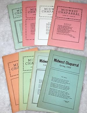 Midwest Chaparral (incomplete run with eight Issues Including Sprint, 1955; Fall-Winter, 1956-57;...