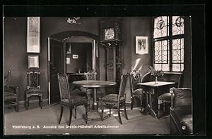 Bild des Verkufers fr Ansichtskarte Meersburg a. B., Annette von Droste-Hlshoff Arbeitszimmer zum Verkauf von Bartko-Reher