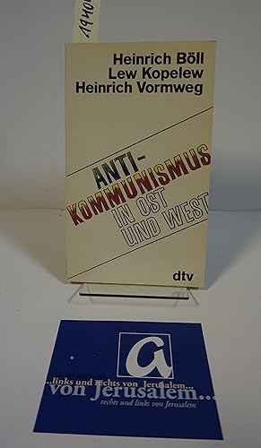 Bild des Verkufers fr Antikommunismus in Ost und West. Zwei Gesprche. zum Verkauf von AphorismA gGmbH