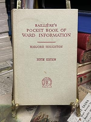 Seller image for Baillire's Pocket Book of Ward Information for sale by Chamblin Bookmine