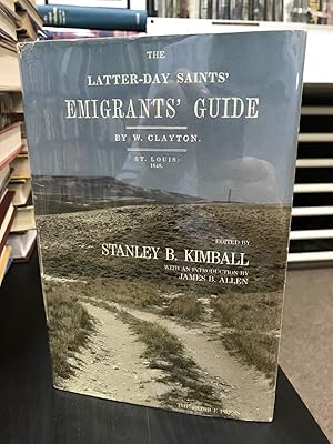 Seller image for The Latter-Day Saints' Emigrants' Guide: Being a Table of Distances, Showing all the Springs, Creeks, Rivers, Hills, Mountains, Campling Places, and All Other Notable Places From Council Bluffs to the Valley of the Great Salt Lake for sale by THE PRINTED GARDEN, ABA, MPIBA