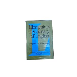 ELEMENTARY DICTIONARY OF ENGLISH: EIN EINSPRACHIGES GRUNDWÖRTERBUCH FÜR DIE SCHULE.