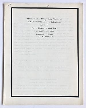 BLACK POWER SOLEDAD PRISONER Wins Cruel & Unusual Punishment Lawsuit LANDMARK 1966 CIVIL RIGHTS C...