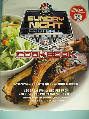 Imagen del vendedor de NBC Sunday Night Football Cookbook a la venta por PB&J Book Shop